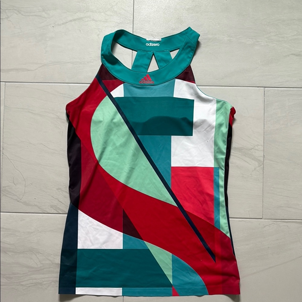 Adidas Multicolor Geometric Top